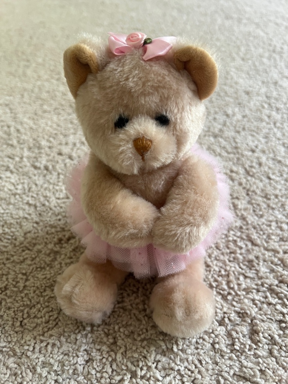 Plush Teddy Bear in Pink Tutu